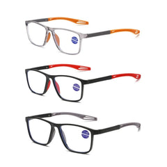 Anti-blue Light Reading Glasses Ultralight TR90 Sport Presbyopia Eyeglasses Women Men Far Sight Optical Eyewear Diopters To +4.0