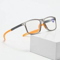 TR90 Sport Reading Glasses Men Ultralight Anti Blue Light Presbyopia Eyeglasses Men's Hyperopia Optical Eyewear Diopters