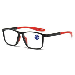 TR90 Sport Reading Glasses Men Ultralight Anti Blue Light Presbyopia Eyeglasses Men's Hyperopia Optical Eyewear Diopters