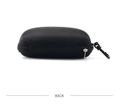 1PC Portable Zipper Carabiner Sunglasses Protector Box Hard Eye Glasses Case Travel Pack Glasses Case Eyewear Accessories