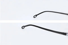 2 Pair New Men Women Rimless Reading Glasses Anti Blue Light Bifocal Far Near Magnification Eyewear Presbyopic Glasses +150 +200