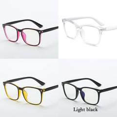 2020 Fashion unisex Square glasses plain glasses full frame glasses for men and women radiation protection Optical glasses
