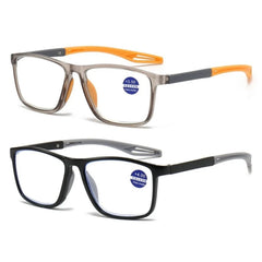 TR90 Sport Reading Glasses Men Ultralight Anti Blue Light Presbyopia Eyeglasses Men's Hyperopia Optical Eyewear Diopters