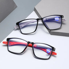 Anti-blue Light Reading Glasses Ultralight TR90 Sport Presbyopia Eyeglasses Women Men Far Sight Optical Eyewear Diopters To +4.0