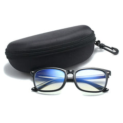 1PC Portable Zipper Carabiner Sunglasses Protector Box Hard Eye Glasses Case Travel Pack Glasses Case Eyewear Accessories