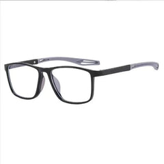 【+100~+400】1pc TR sports reading glasses lightweight and non-slip design suitable for both men and women, rectangular frame