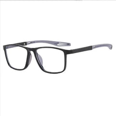【+100~+400】1pc TR sports reading glasses lightweight and non-slip design suitable for both men and women, rectangular frame