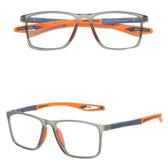 Fashion TR90 Reading Glasses for Men Spring Leg Sports Presbyopia Glasses Anti Blue Light Glasses +100 ~+400