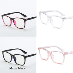 2020 Fashion unisex Square glasses plain glasses full frame glasses for men and women radiation protection Optical glasses