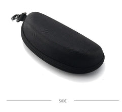 1PC Portable Zipper Carabiner Sunglasses Protector Box Hard Eye Glasses Case Travel Pack Glasses Case Eyewear Accessories