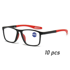 TR90 Sport Reading Glasses Men Ultralight Anti Blue Light Presbyopia Eyeglasses Men's Hyperopia Optical Eyewear Diopters
