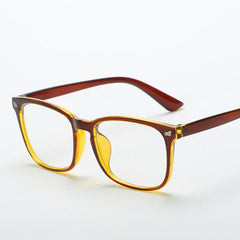 2020 Fashion unisex Square glasses plain glasses full frame glasses for men and women radiation protection Optical glasses