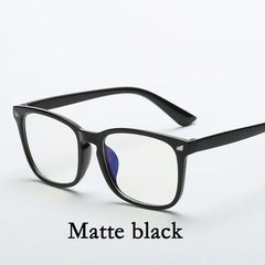 2020 Fashion unisex Square glasses plain glasses full frame glasses for men and women radiation protection Optical glasses