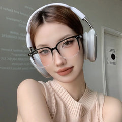 Anti Radiation Glasses for Men and Women Simple Square Anti-blue Transition Eyeglasses