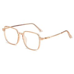 5PCS Anti Radiation Large Frame Glasses Shades for Woman Man Transition Eyeglasses Korean Replaceable Lens Women