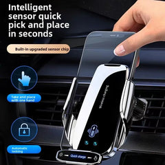 Wireless Charger For Car Mobile Cell Phone Holder Support For Mobile Car Mount Automotive Electric Induction Auto Clamping